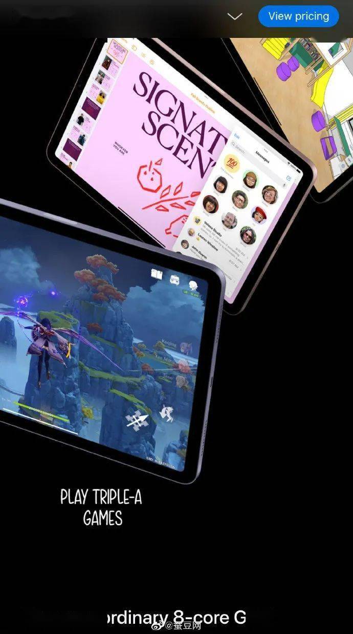 原神|《原神》成硬件测试标杆？苹果新iPad用《原神》做演示