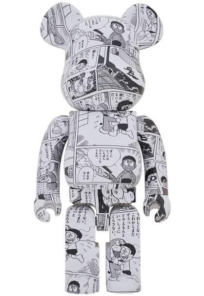 模玩|模玩资讯：BE@RBRICK 哆啦A梦 漫画版 100％&400％套装组、1000％