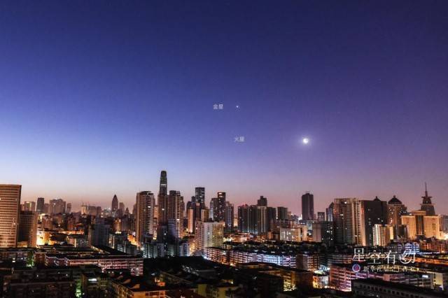 天津|星空有约丨12日金星“合”火星,“维纳斯”约会“玛尔斯”