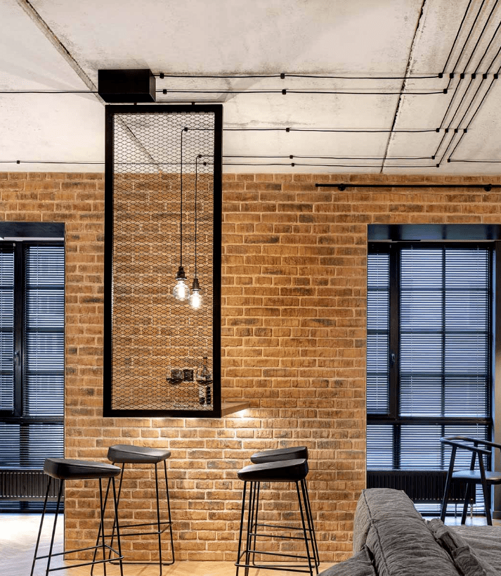 工业风两居室层高不够天花就这样装