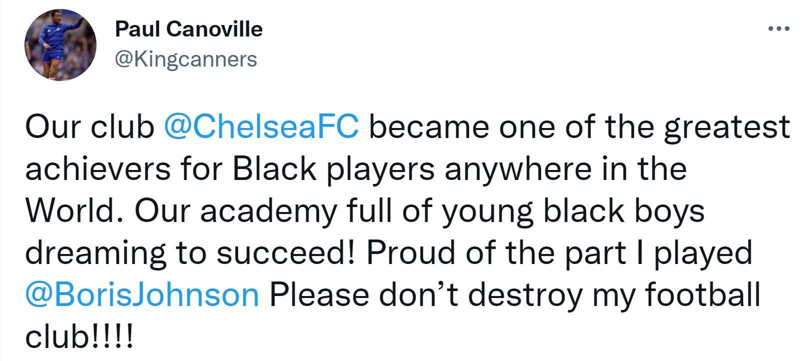 黑人|切尔西队史首位黑人球员：鲍里斯-约翰逊 请不要毁掉我的俱乐部