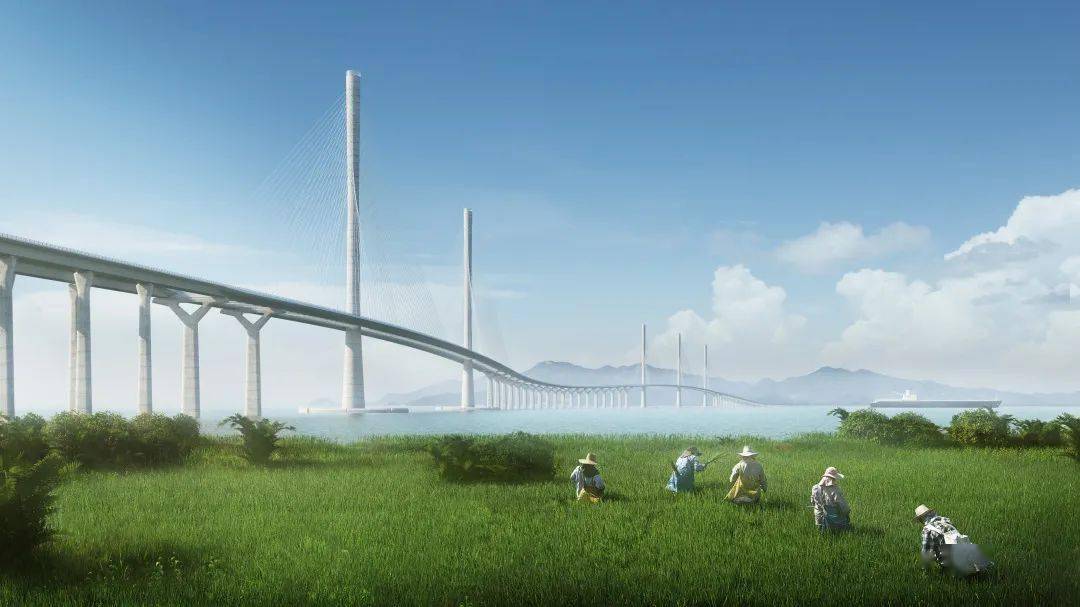 黄茅海跨海通道g1标合同段开工