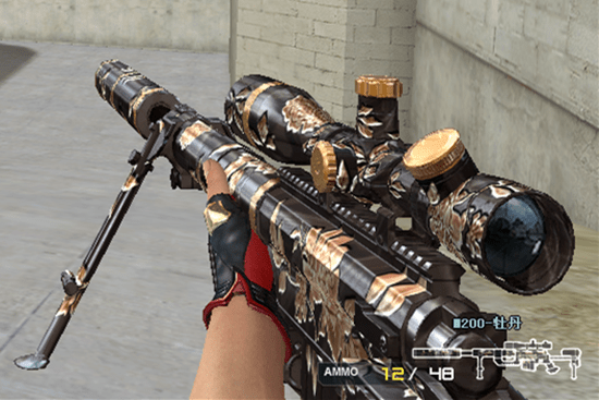另外就是两款新牡丹武器,m200—牡丹和cop357—牡丹,外观都加入了使用