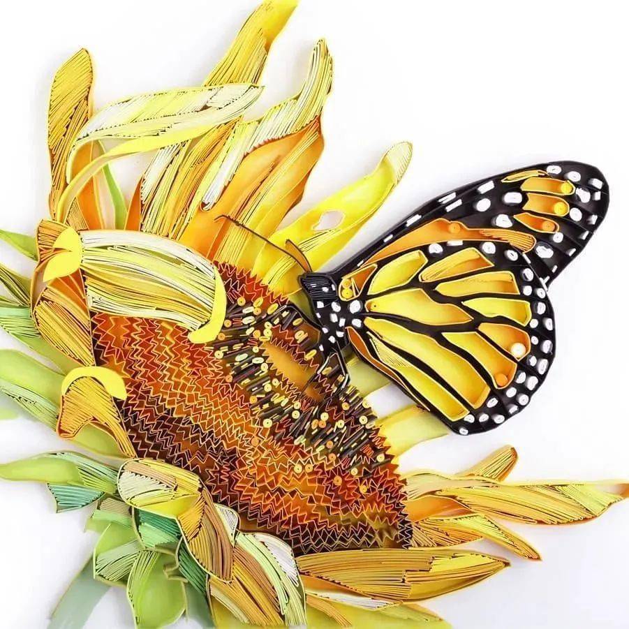 美到惊艳绝伦,俄罗斯美女艺术家用衍纸打造出3d的奇幻世界_作品展