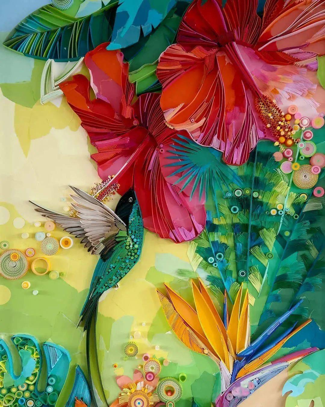 美到惊艳绝伦,俄罗斯美女艺术家用衍纸打造出3d的奇幻世界_作品展