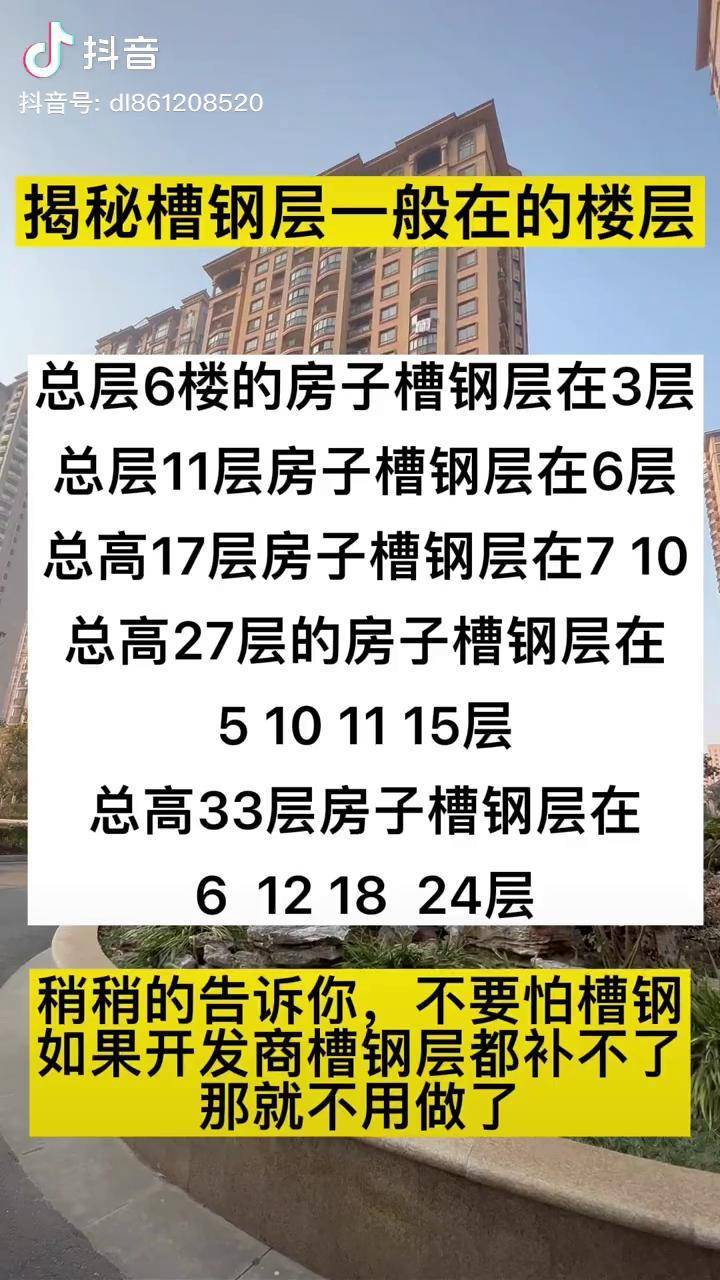 到底能不能買槽鋼層我悄悄告訴你就是打了幾個洞如果開發商都堵不住真