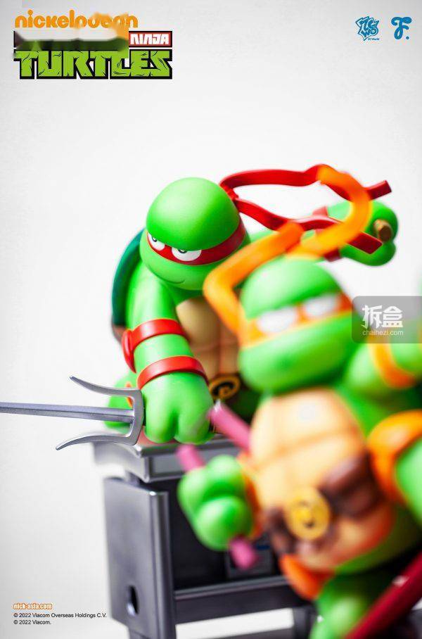 拉斐尔愚者乐园 TMNT 忍者神龟 李奥纳多 米开朗基罗 潮玩摆件