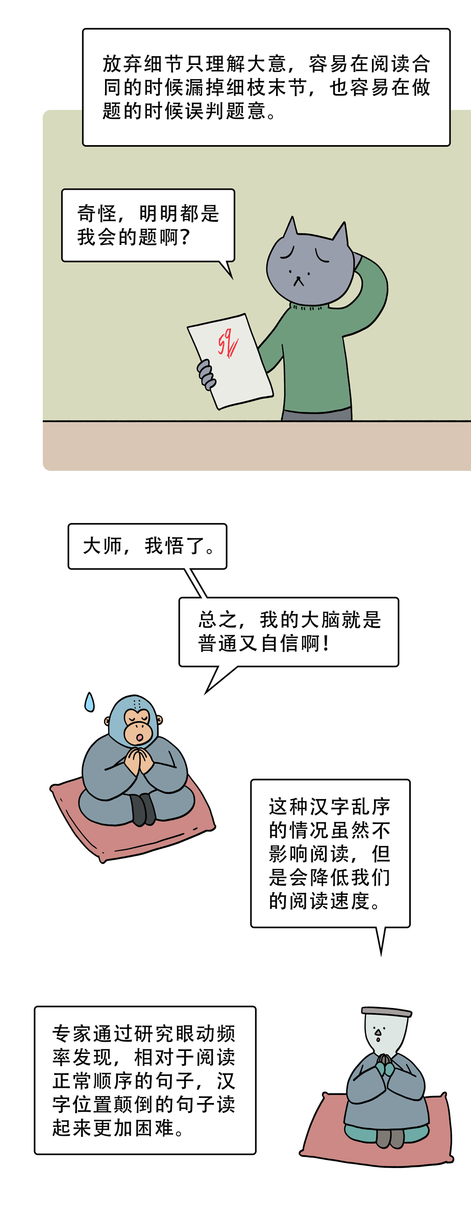 动力学|为什么汉字序顺不影响读阅？