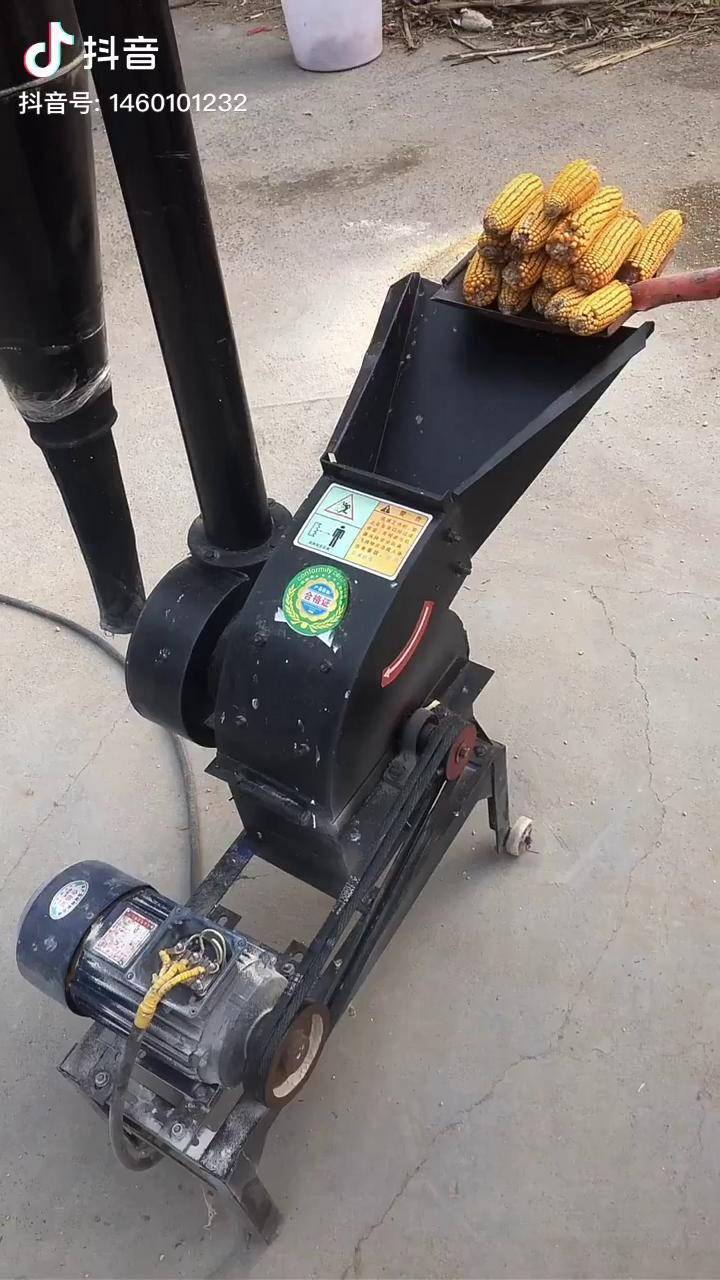 350型万能粉碎机养殖好帮手铡草机感谢抖音我要上热门