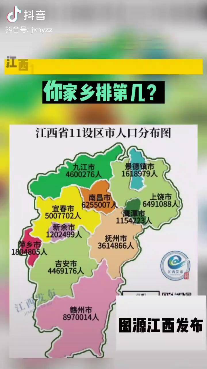 你家乡排第几?江西人口_江西_家乡_人口