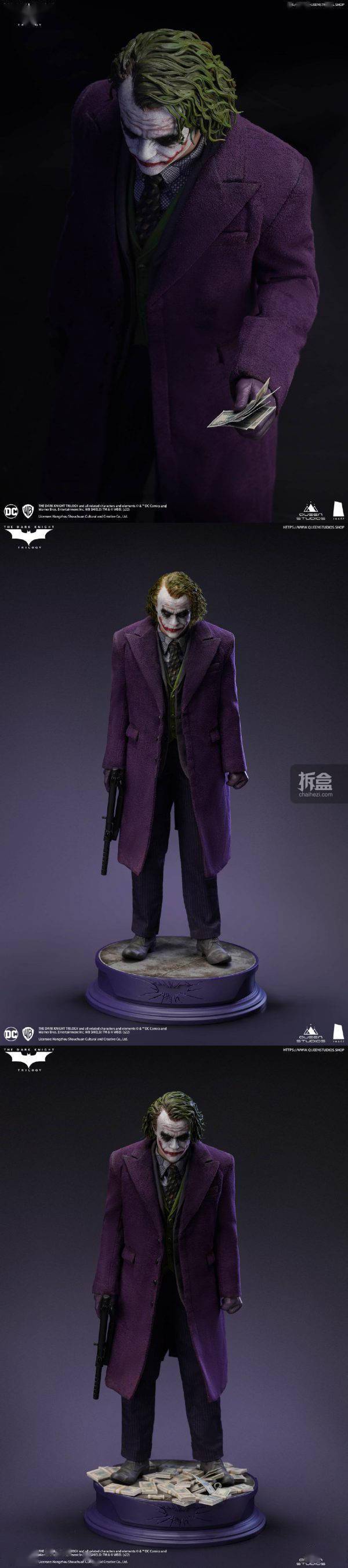 QueenQueen Studios × INART 新品：1/6《蝙蝠侠：黑暗骑士》-Joker希斯·莱杰【多版本】