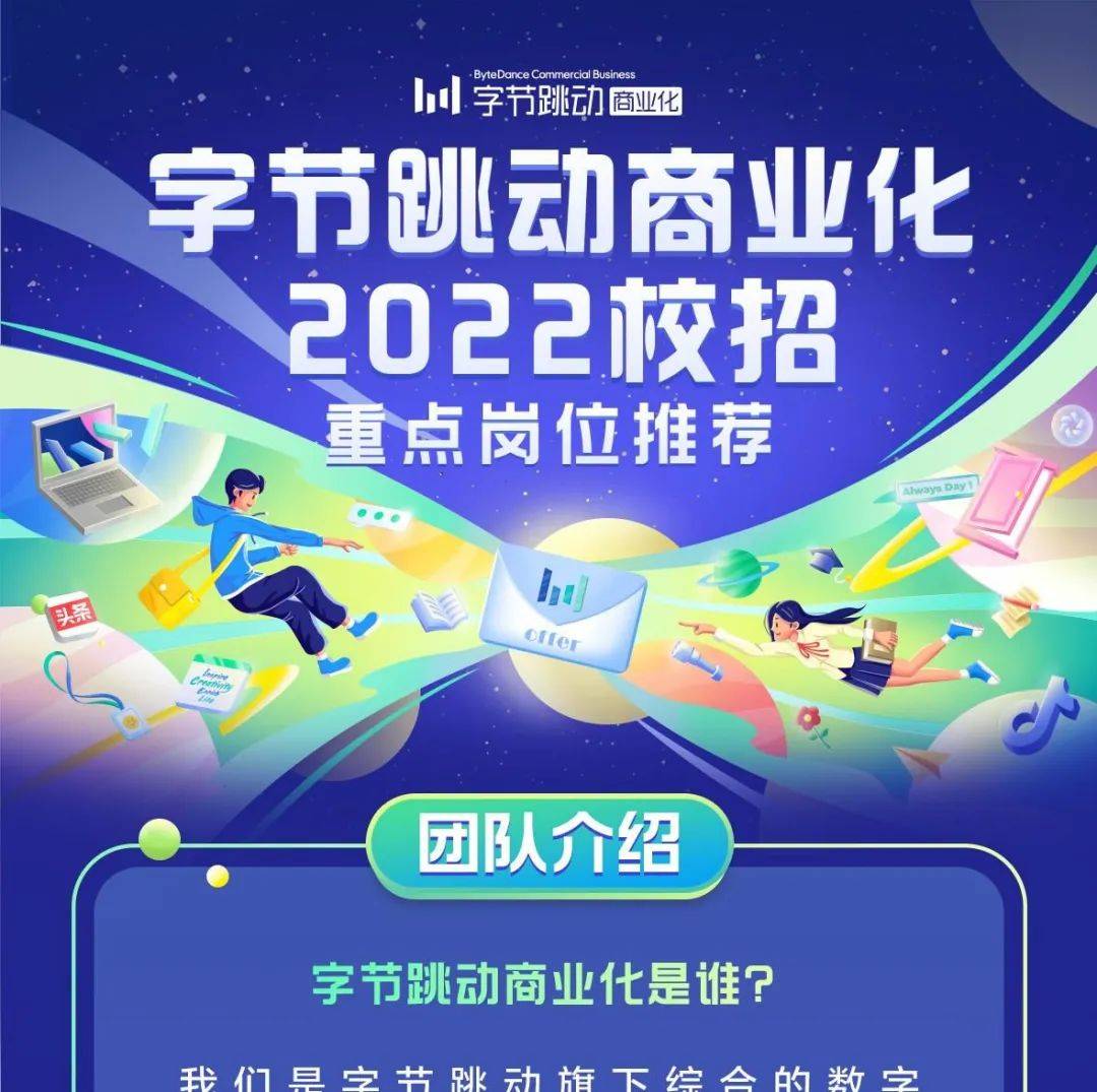 招聘信息 | 字节跳动商业化2022校招重点岗位推荐_就业_王殷杰_志田