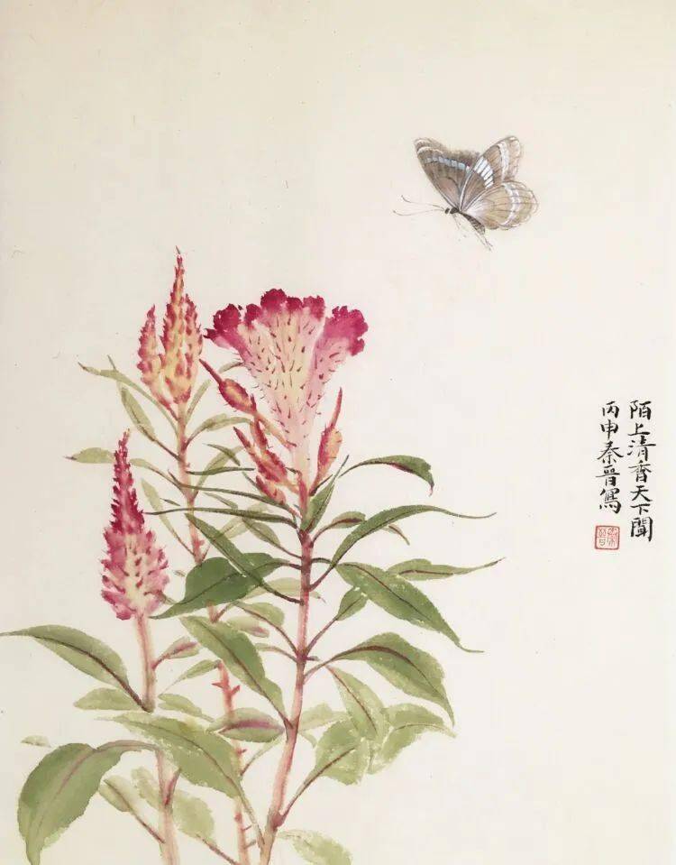 宋秦晋的没骨画花卉99幅清雅恬静如梦境般虚幻