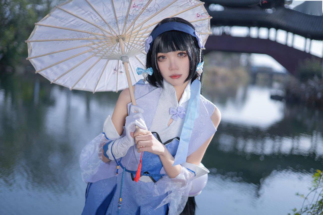 猫久|《王者荣耀》西施cosplay，少女怎么会拒绝珍贵的宝藏呢