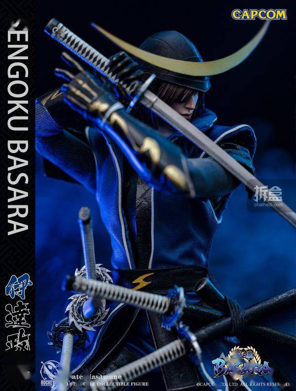 尺寸|ROCKET TOYS 战国BASARA 真田幸村 伊达政宗 1/6可动人偶