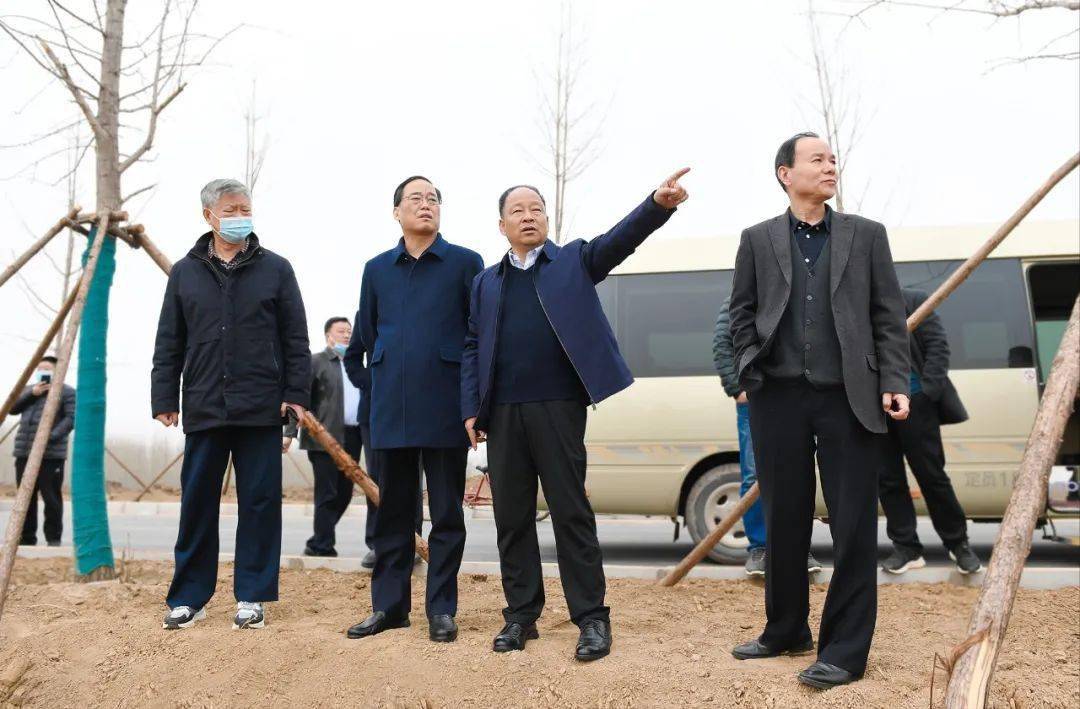 侯有民带队到邯郸冀南新区调研滏阳河生态修复工程