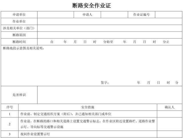 吊装作业票三,高处作业票二,受限空间作业票一,动火作业票八大作业票