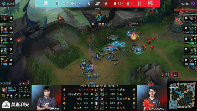 Clid|LOL-LPL：Clid人马蹄下生风带动全局，FPX 2-1 OMG保留季后赛希望