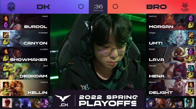 阿卡丽|LOL-LCK：Canyon梦魇“鬼影重重”融化后排，DK 3-0季后赛淘汰BRO