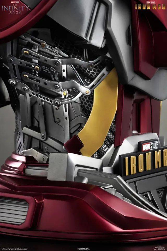 marvel《无限传说》钢铁侠马克3 1/1 比例半身胸像_iron_细节_mark