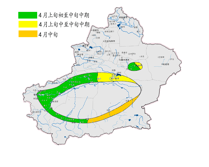 2022年棉花适宜播种期预报