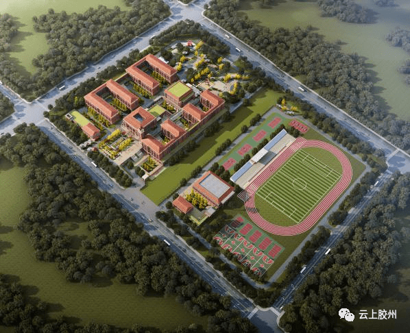 胶州家长,这个地方正在建设九年一贯制学校