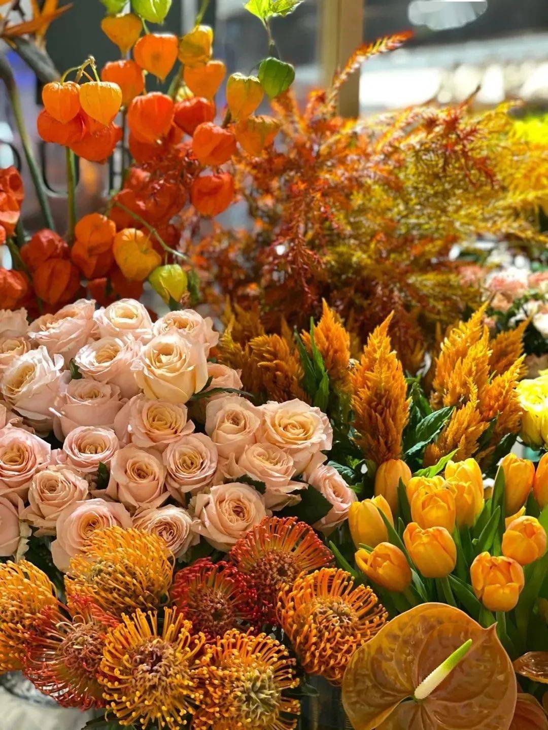 超市鲜花陈列22张图