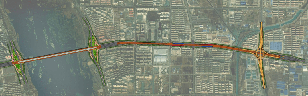 沂河路快速化改造工程計劃6月1日實現高架路主線通車,11月1日完成整體