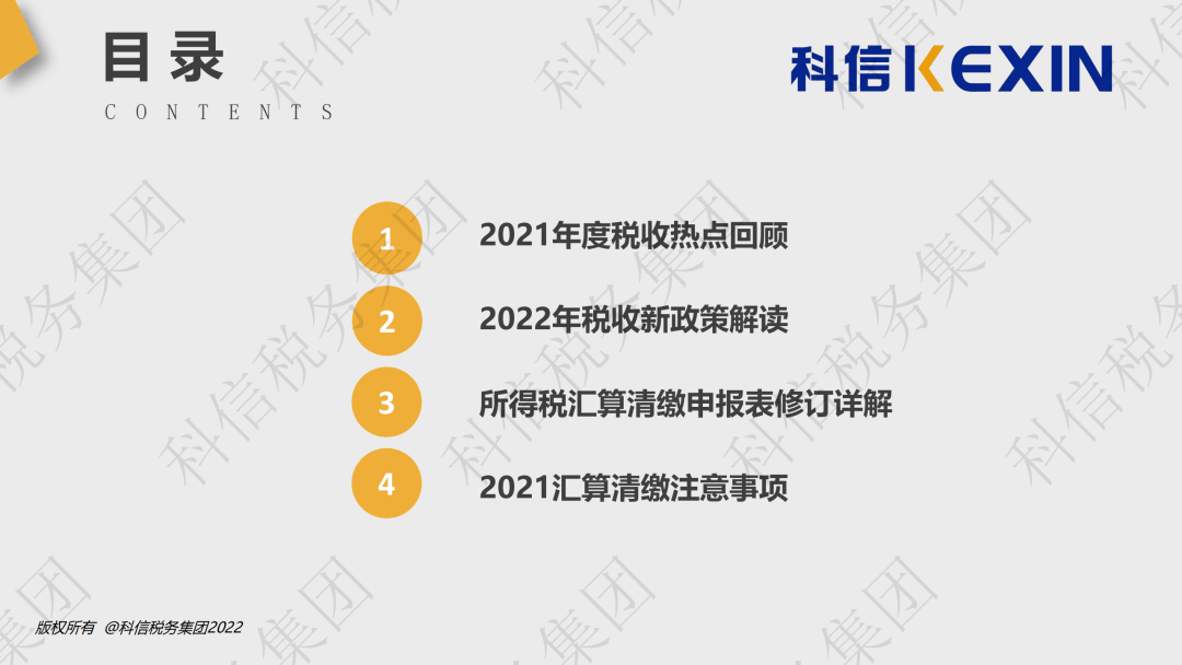 課件分享2022年新政解讀及2021年度企業所得稅彙算