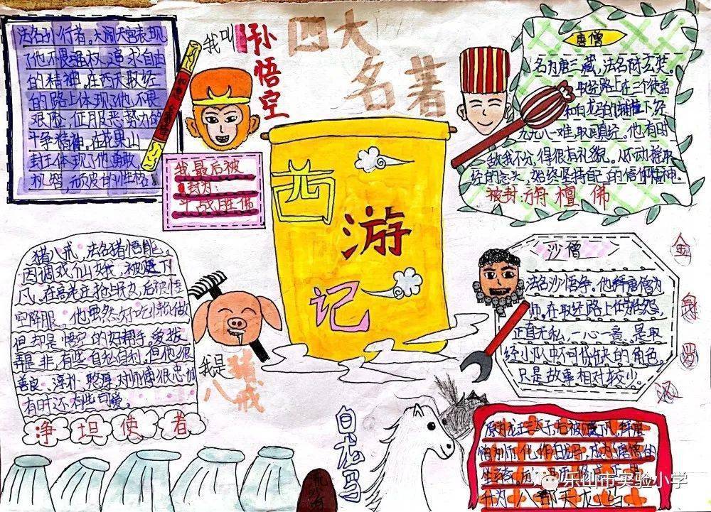 孩子们漫步中国古典名著长廊,认识了足智多谋的诸葛亮,鲁莽刚猛的李逵