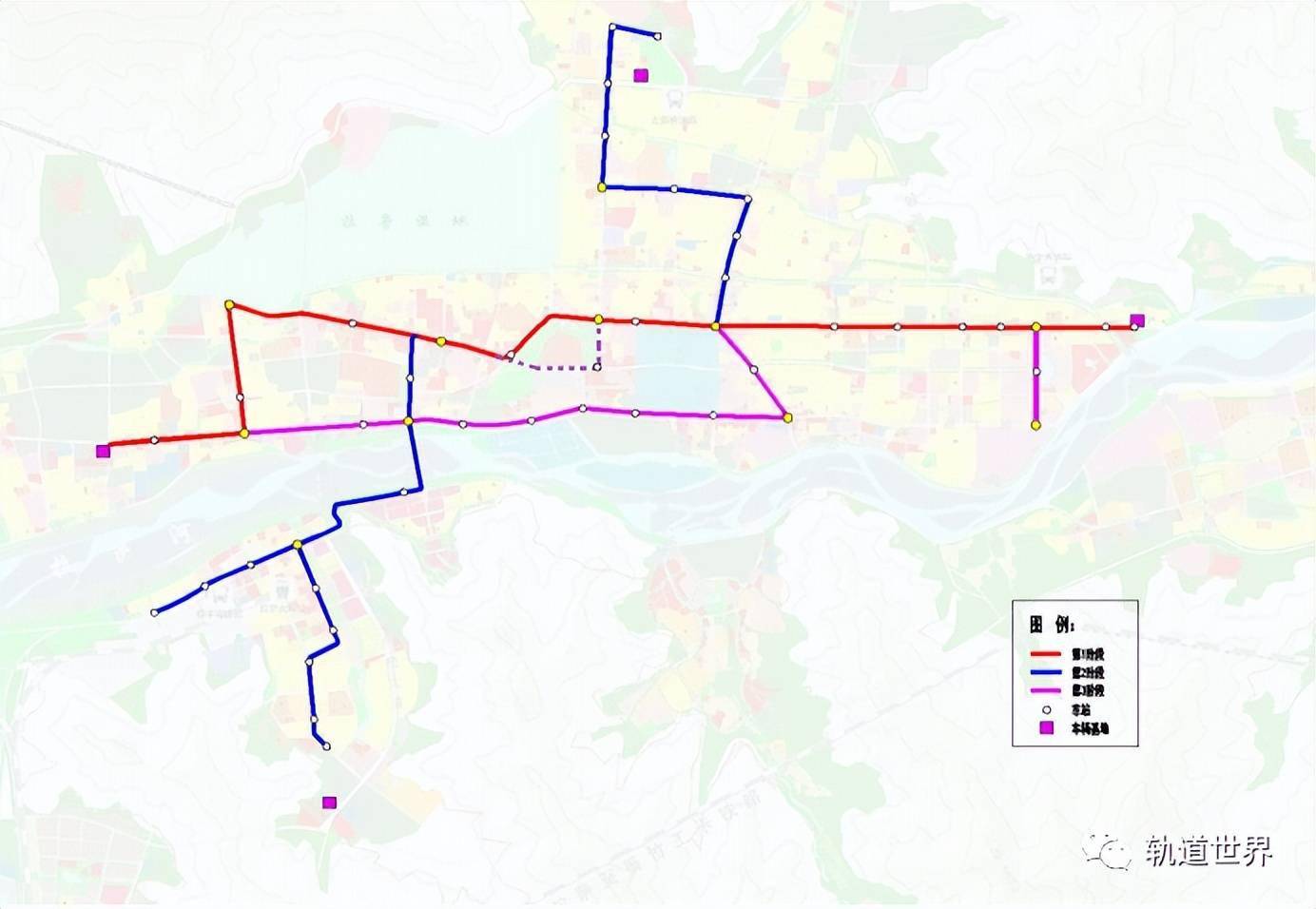 拉萨市低运量轨道交通线网及建设规划公示情况_km_规模_车站