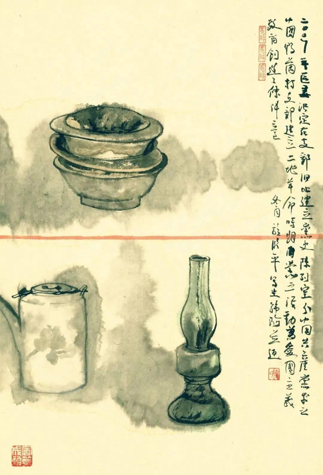 韩瑜《燃情岁月2》徐珍芬《荷叶田田1》徐珍芬《荷叶田田2》何意