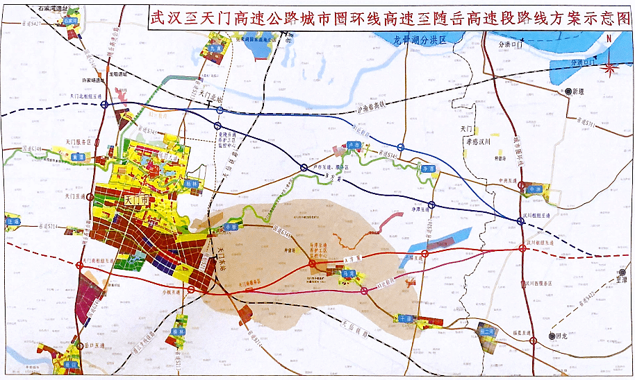 天门_武汉_高速公路