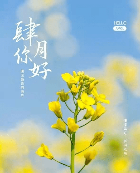 早安心语四月吉祥