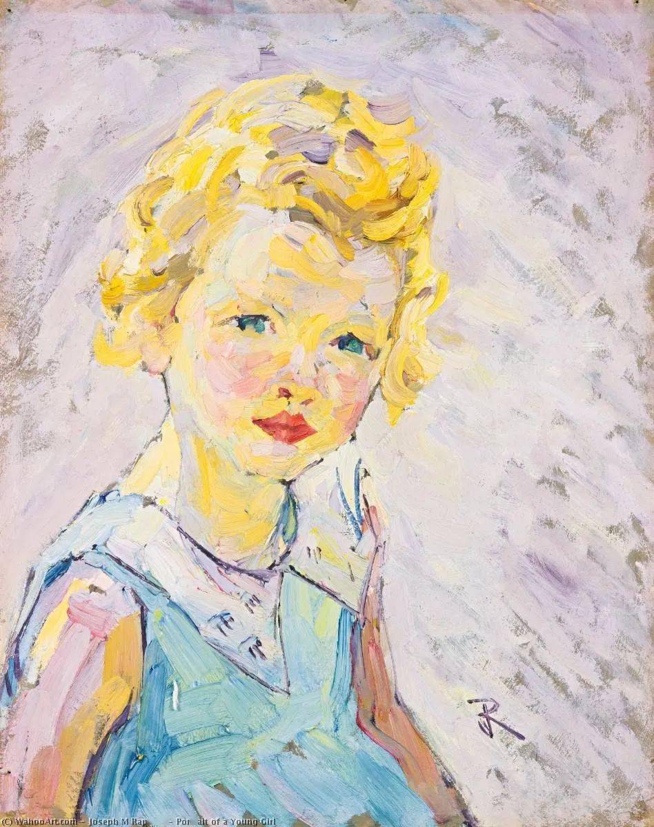 法国学院派画家拉斐尔科林油画作品清澈明亮的画面令人印象深刻