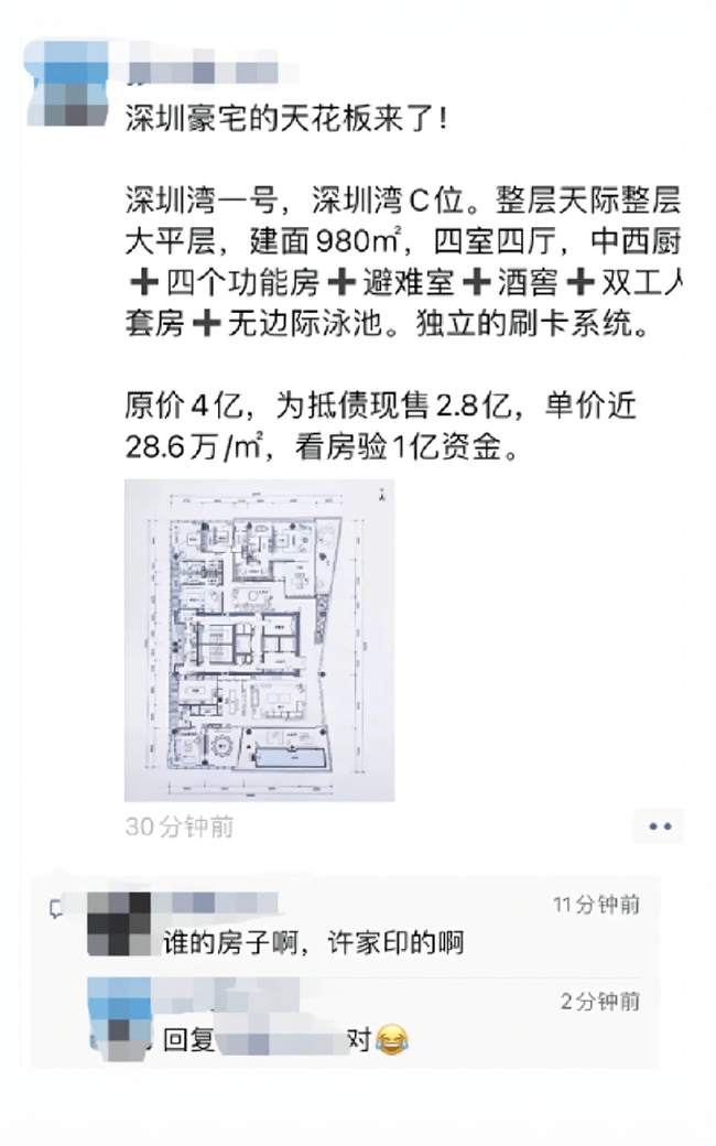 许家印豪宅狂降1.2亿大甩卖 万科上演全员营销、房企年报比烂模式_李爱庆_郁亮_恒大