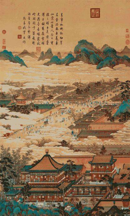 名品视界】清代画家丁观鹏的仙佛神像人物作品赏_搜狐网
