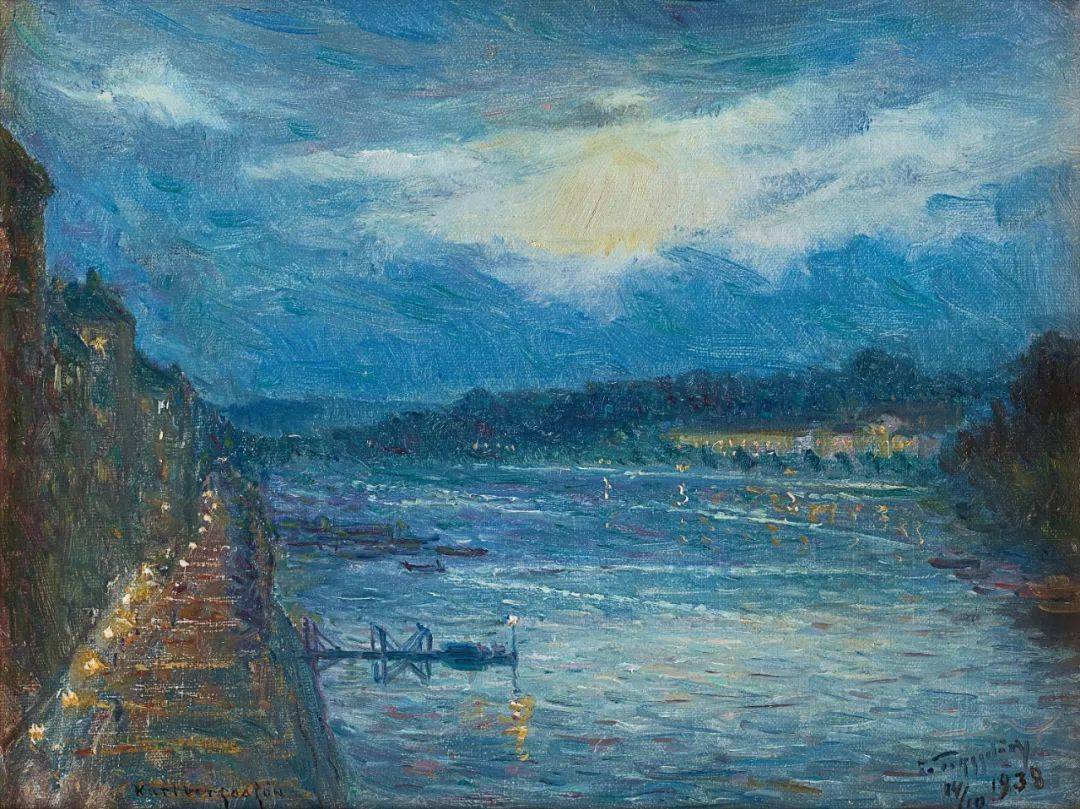 瑞典画家特里格林的印象派风景油画作品欣赏