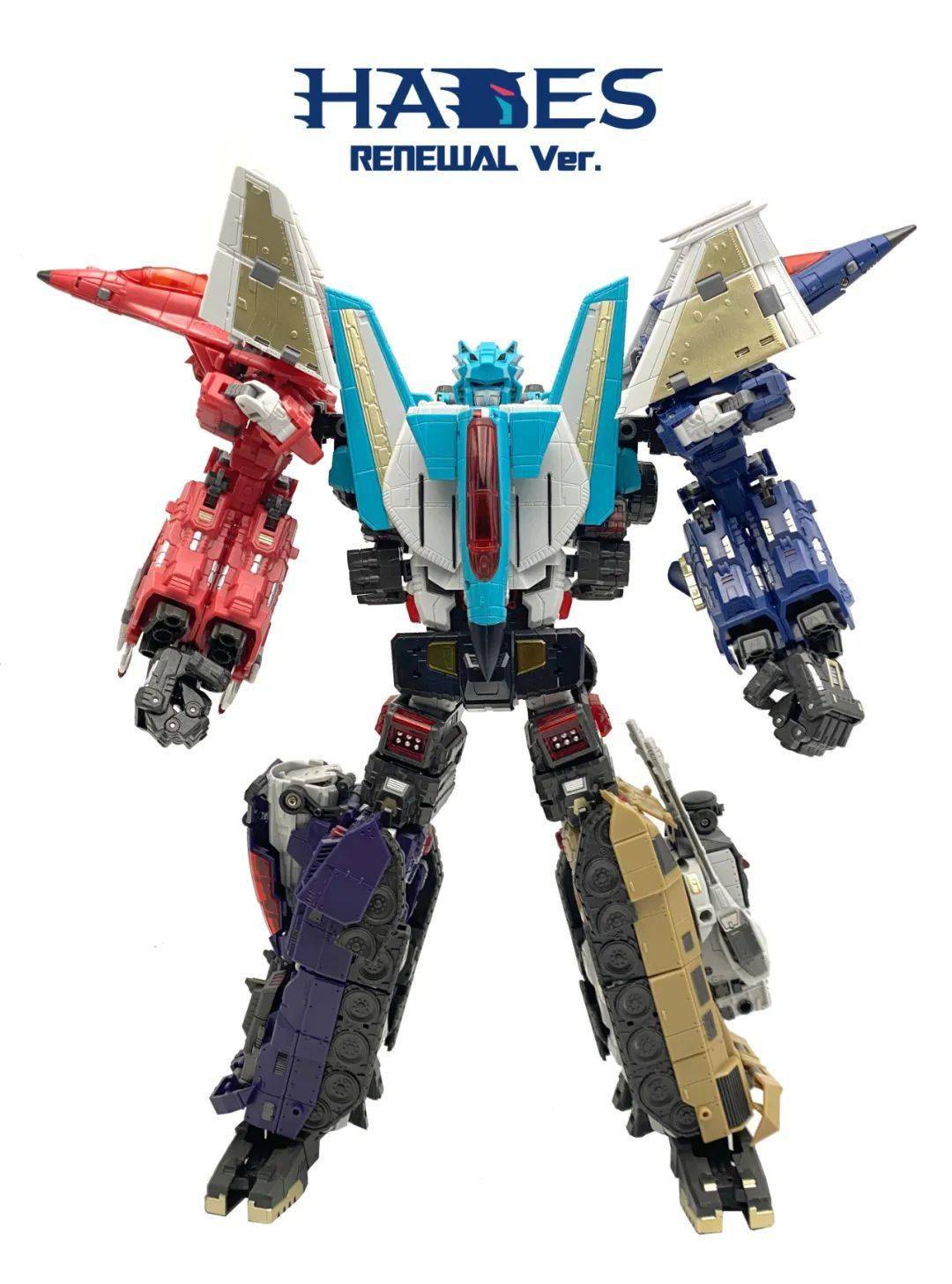 模玩资讯:变形金刚第三方 tfc 哈迪斯 煞星 关节重置版_合体_设计_cm