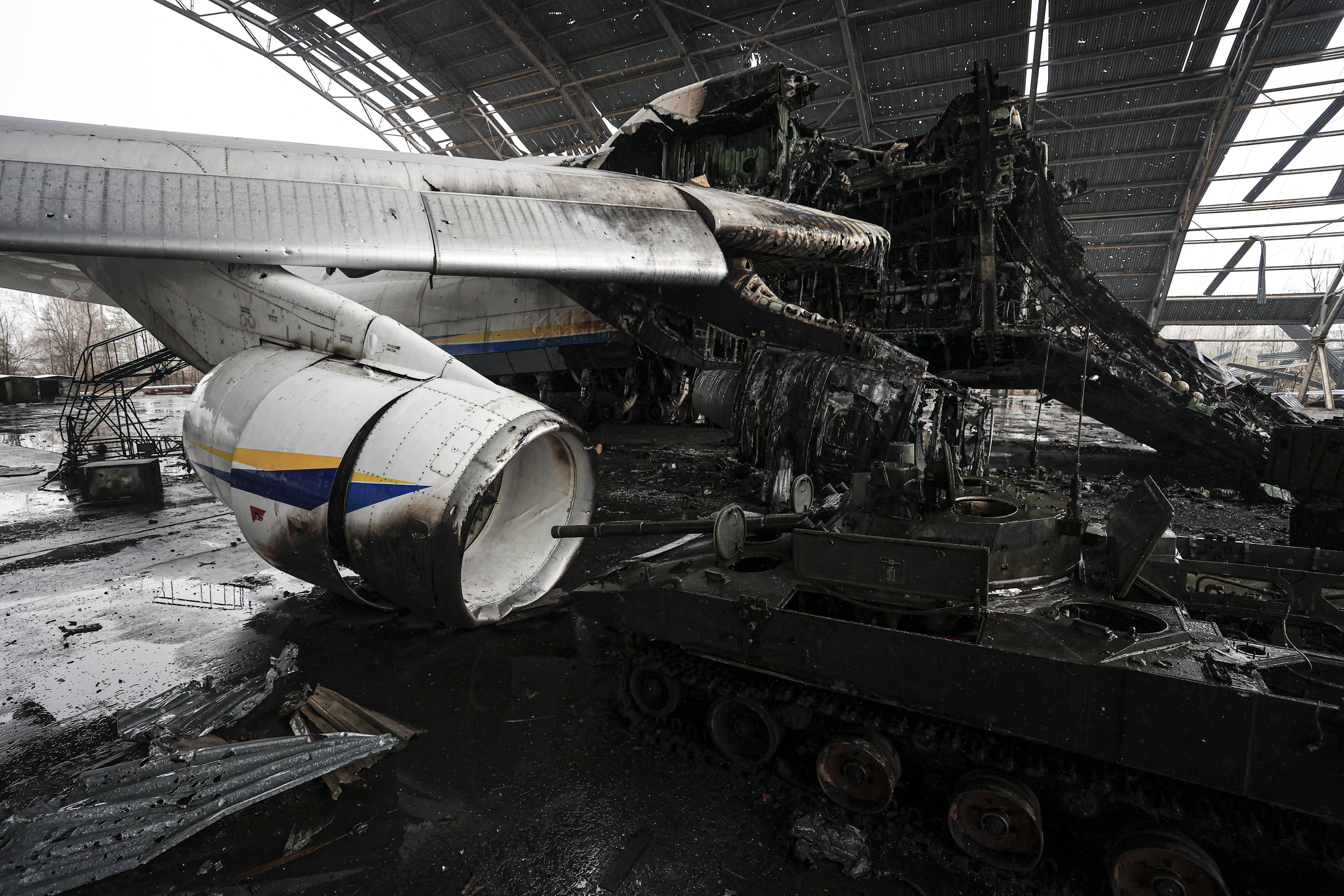 最新画面全球最大运输机安225在俄乌冲突中被毁今年2月初还5次来到