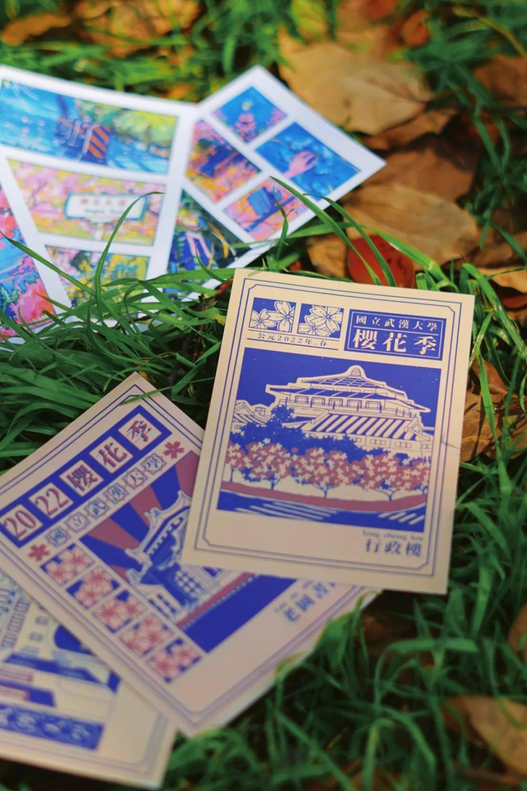 文创留忆绘就珞珈山樱内含樱花季文创大礼包