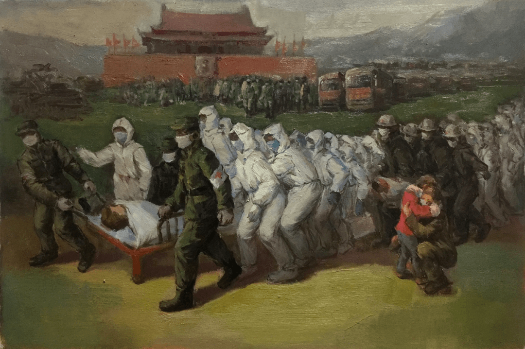 同心战疫艺不容辞线上抗疫主题美术作品展