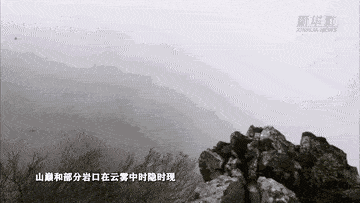 重庆丰都：慈姑山林区出现云雾美景