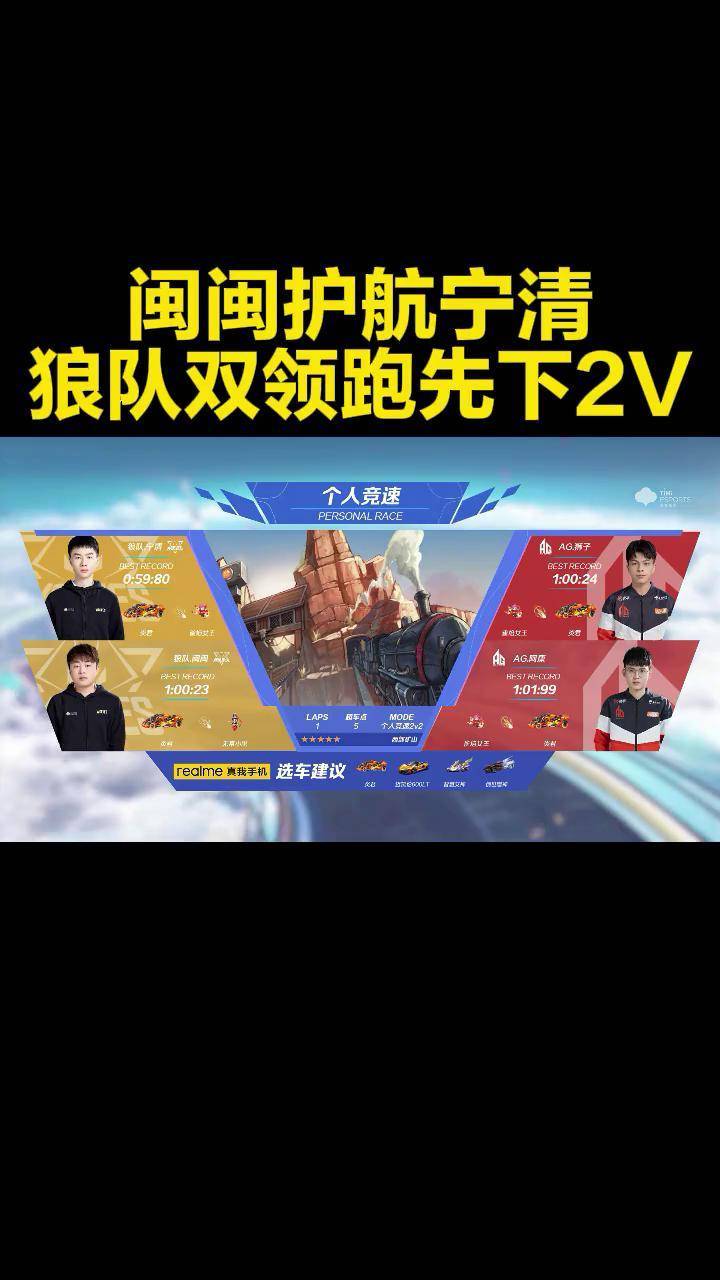 狼队闽闽护航狼队宁清狼队双领跑先下2vqq飞车手游qq飞车手游官方赛事