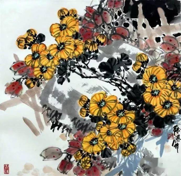 45张徐湛精品写意花鸟画不一样的笔墨不一样的感受