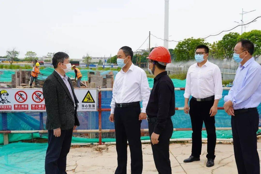 漳州市芗城区委书记石振棋率队莅临集团漳州科技园督导疫情防控和项目