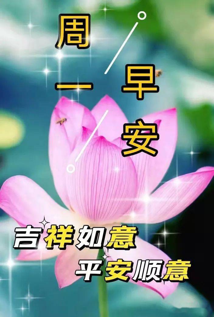 4月11日最新周一早上好动态表情图片大全,春天早上好问候语句子!