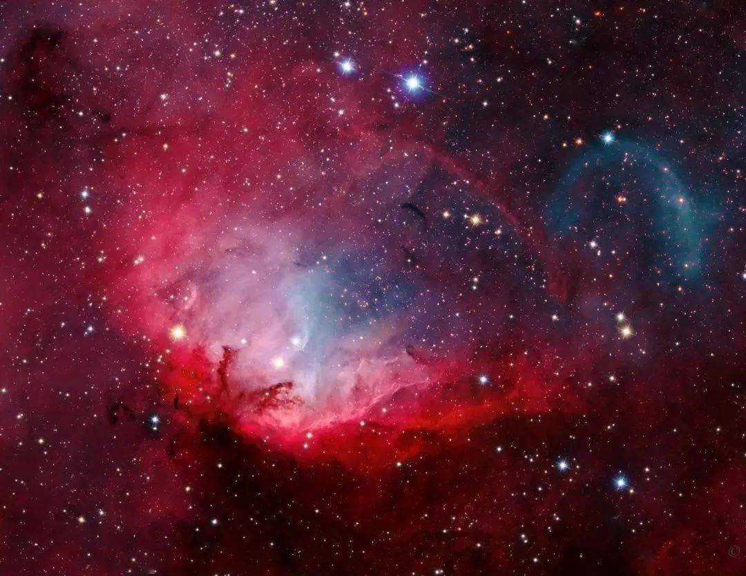 ngc2237:玫瑰星云"这是世间最美好的玫瑰,星辰为泥,银河滋养.