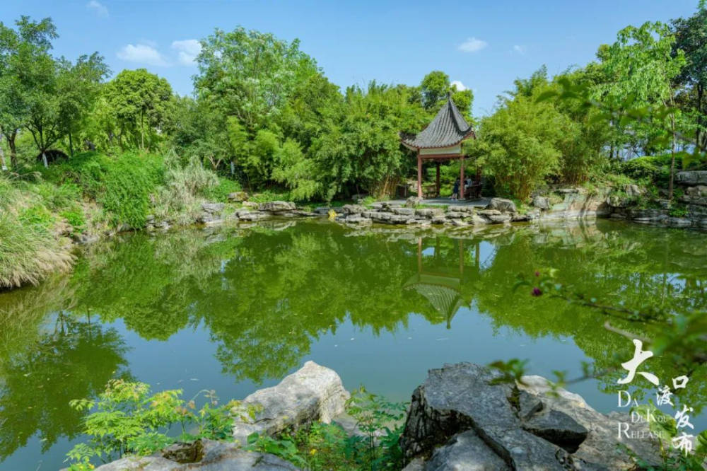 来"义渡之心"看山水园林春花烂漫_公园_城步_长江