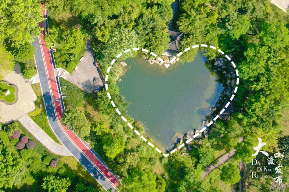 合肥翡翠湖心形图片图片